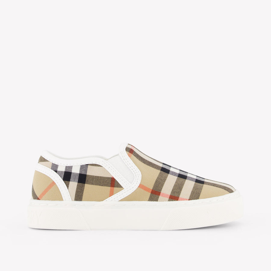 Burberry Kit Kinder Unisex Sneakers In Beige