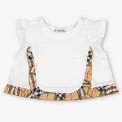 Burberry Roxy Baby Meisjes T-Shirt In Wit