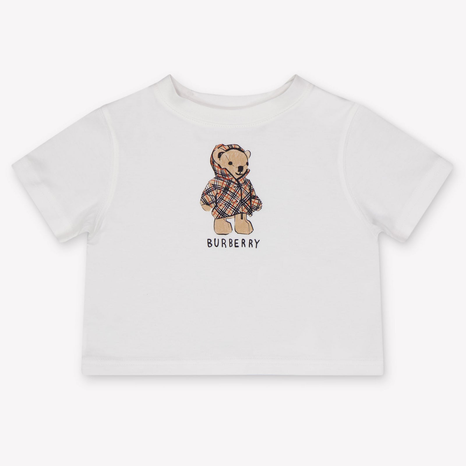 Burberry Cedar Teddy Baby Unisex T-Shirt In Wit