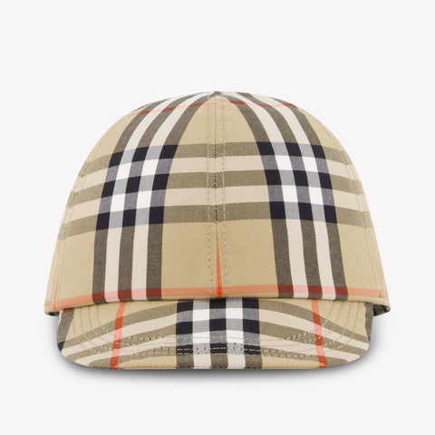 Burberry Bsb Cap Baby Unisex Pet In Beige