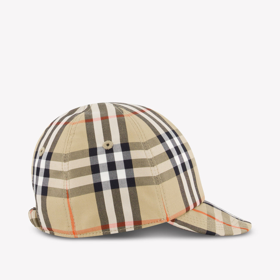 Burberry Bsb Cap Baby Unisex Pet In Beige
