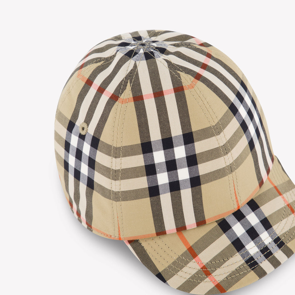 Burberry Bsb Cap Baby Unisex Pet In Beige