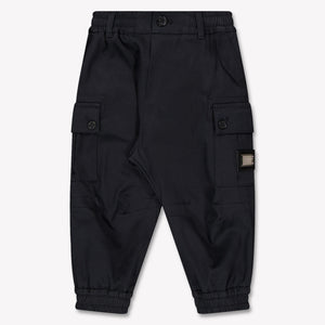 Dolce & Gabbana Baby Jongens Broek In Zwart