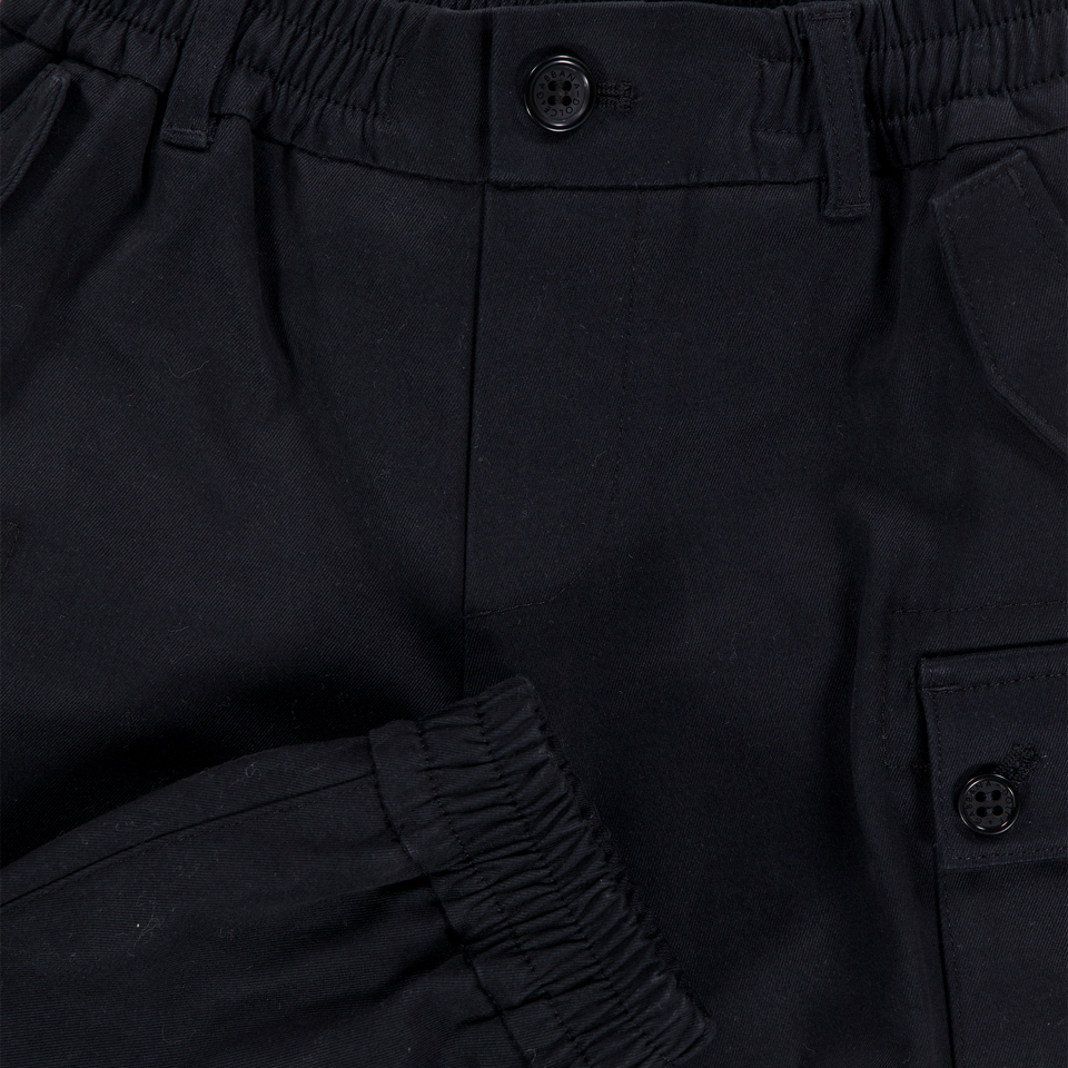 Dolce & Gabbana Baby Jongens Broek In Zwart