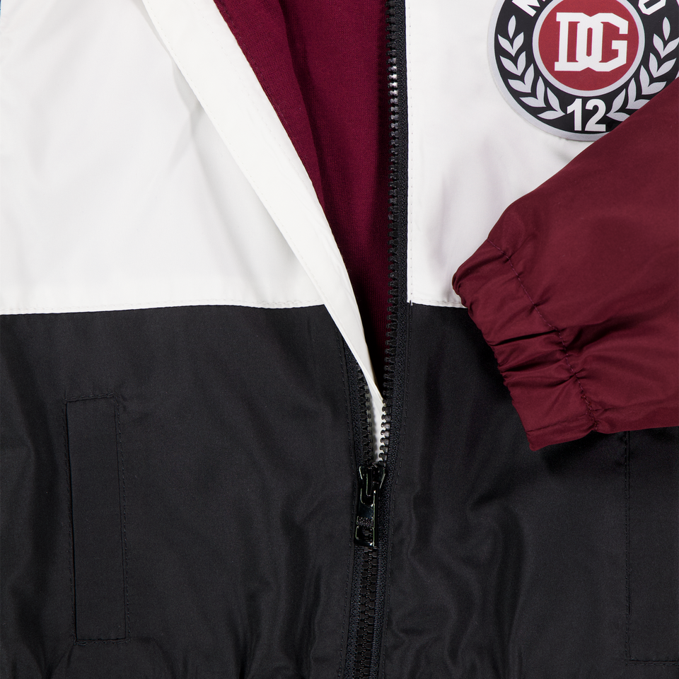 Dolce & Gabbana Baby Jongens Zomerjas In Bordeaux