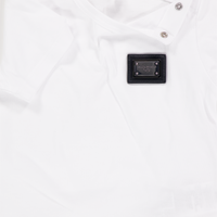 Dolce & Gabbana Baby Jongens T-Shirt In Wit