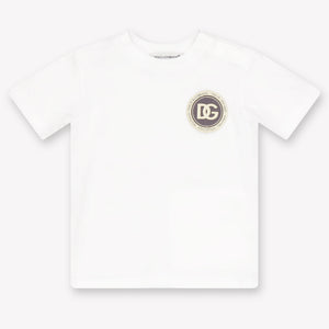 Dolce & Gabbana Baby Jongens T-Shirt In Wit