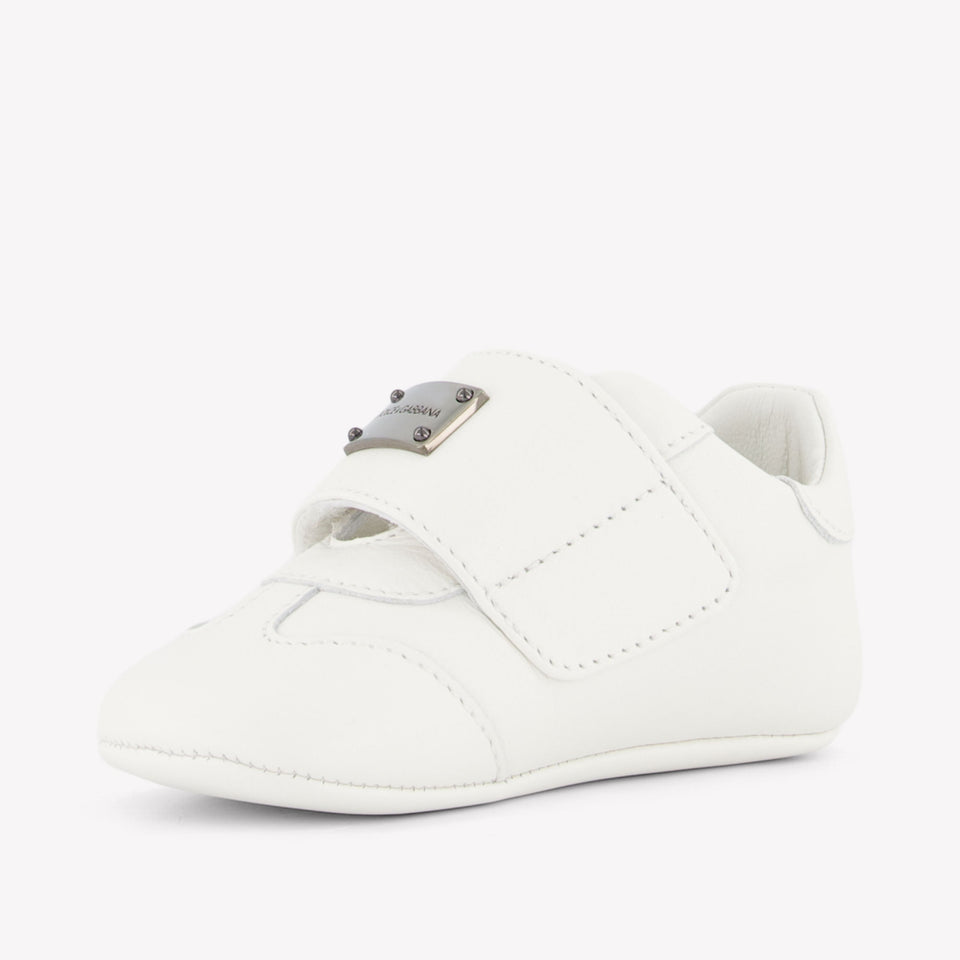 Dolce & Gabbana Baby Jongens Schoenen In Wit