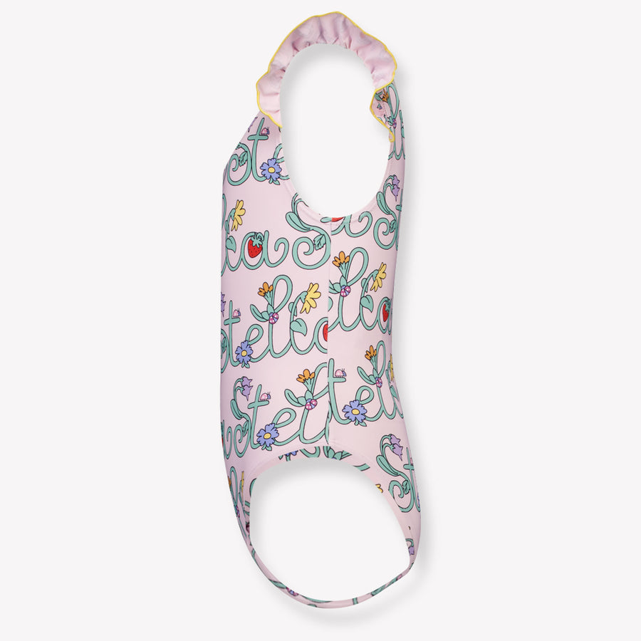 Stella McCartney Kinder Meisjes Zwemkleding In Licht Roze