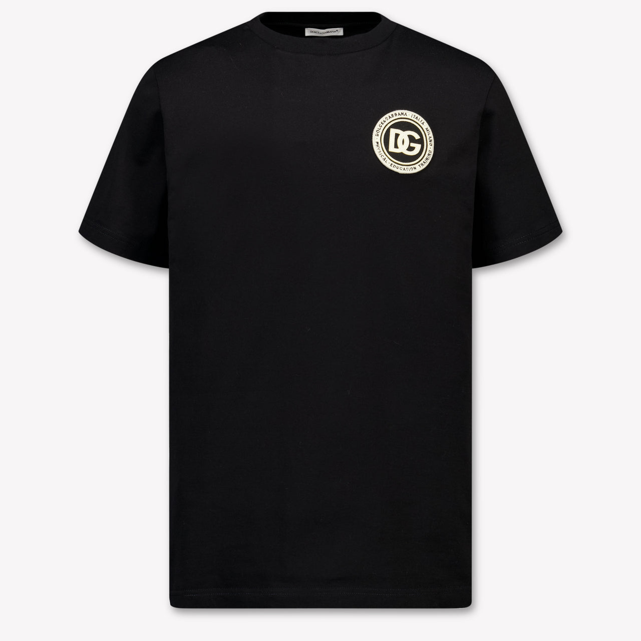 Dolce & Gabbana Kinder Jongens T-Shirt In Zwart