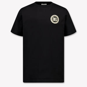 Dolce & Gabbana Kinder Jongens T-Shirt In Zwart
