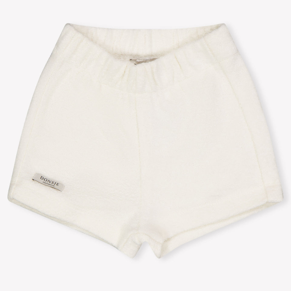 Donsje Amsterdam Baby Jongens Shorts In Off White