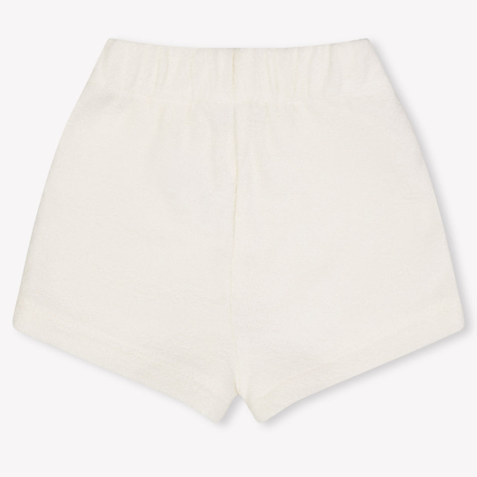 Donsje Amsterdam Baby Jongens Shorts In Off White