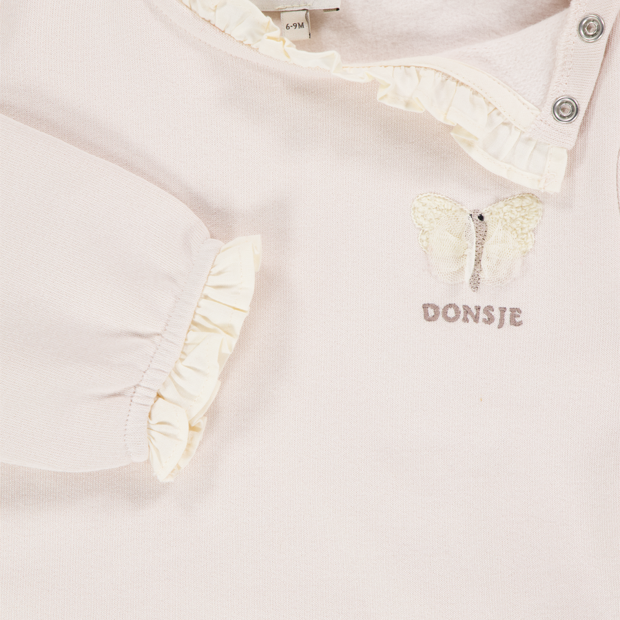 Donsje Amsterdam Baby Meisjes Trui In Licht Roze