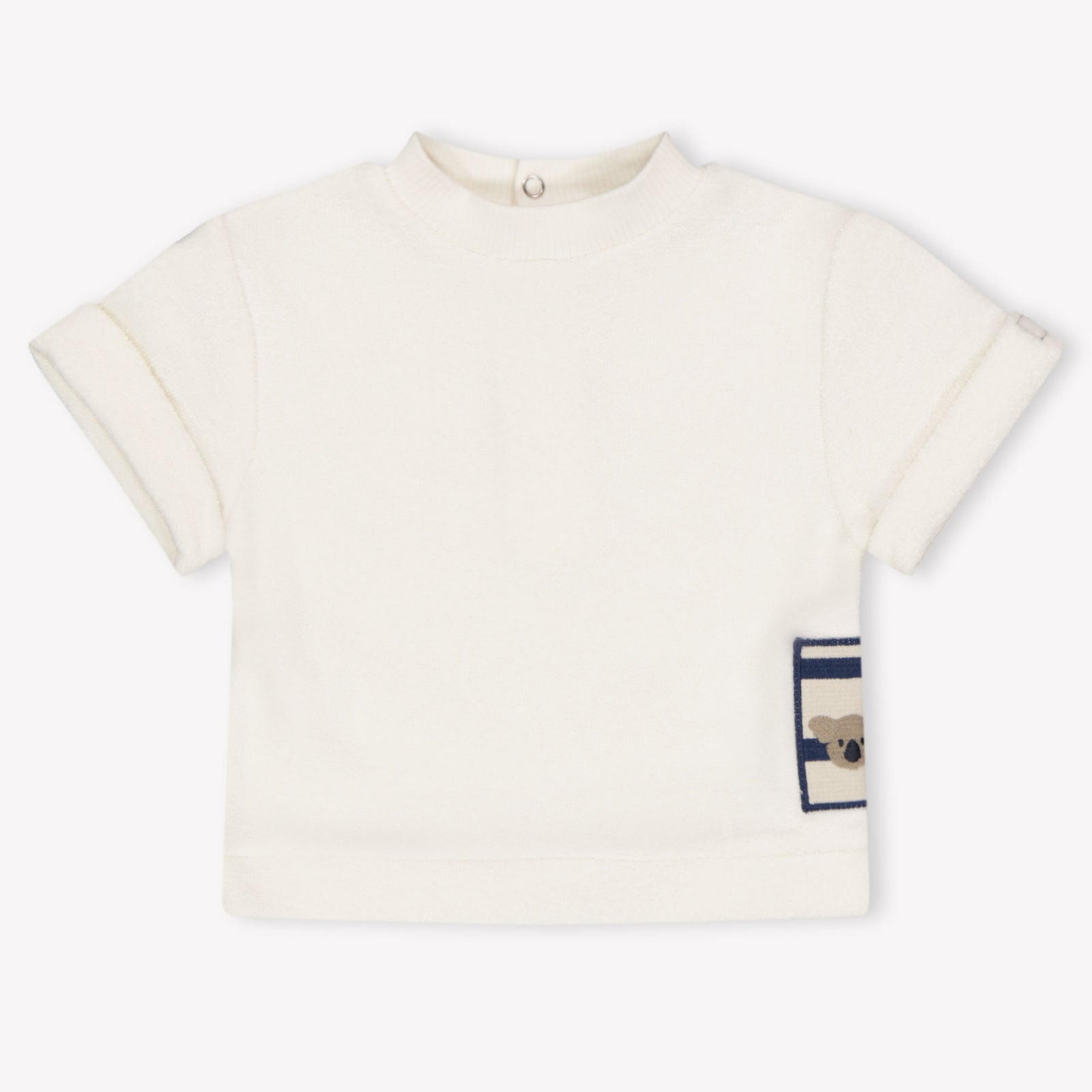 Donsje Amsterdam Baby Jongens T-Shirt In Off White
