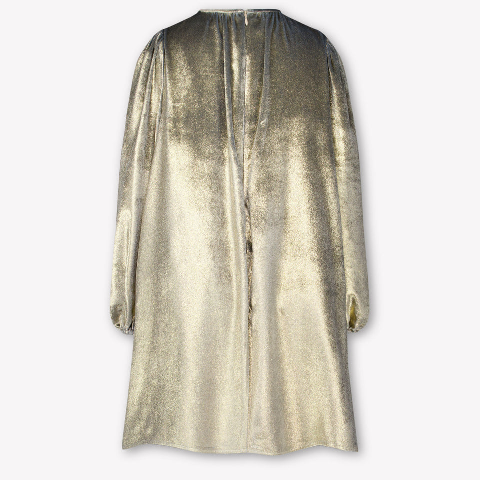 Dolce & Gabbana Kinder Meisjes Jurk In Goud