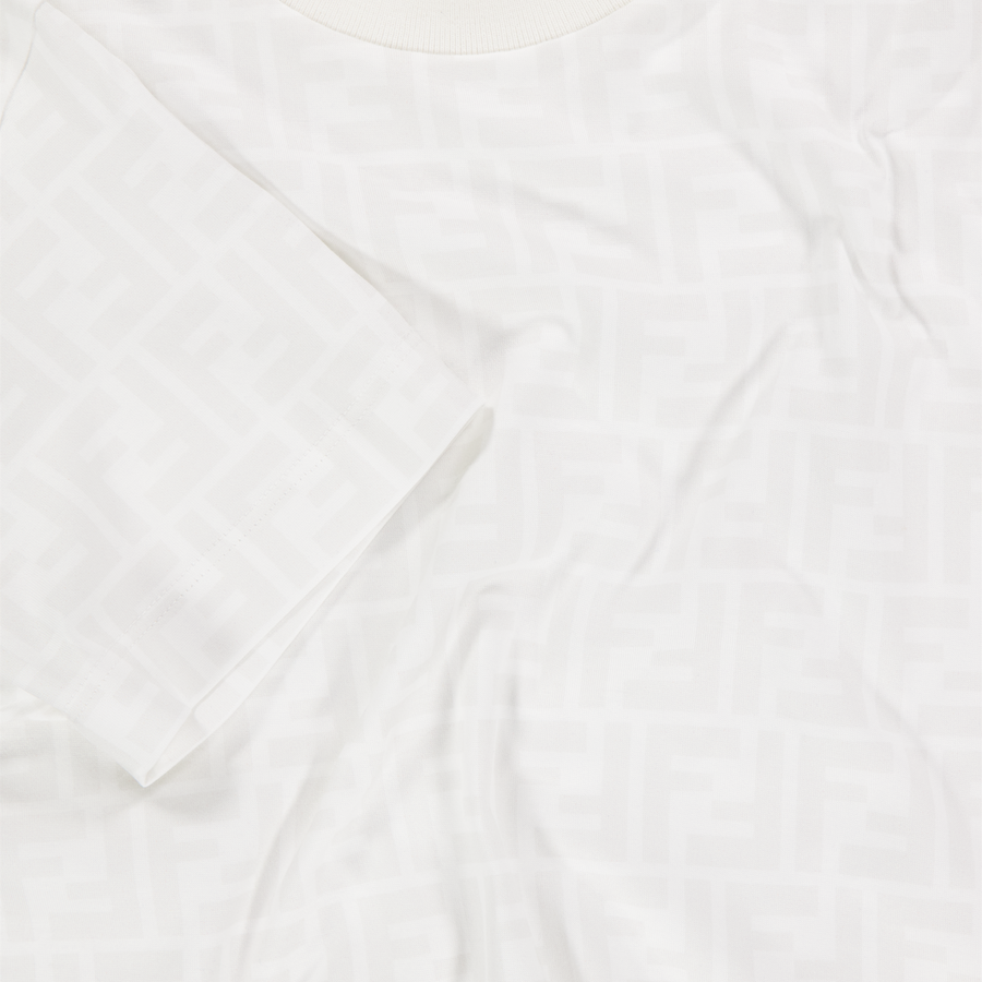 Fendi Kinder Jongens T-Shirt In Wit