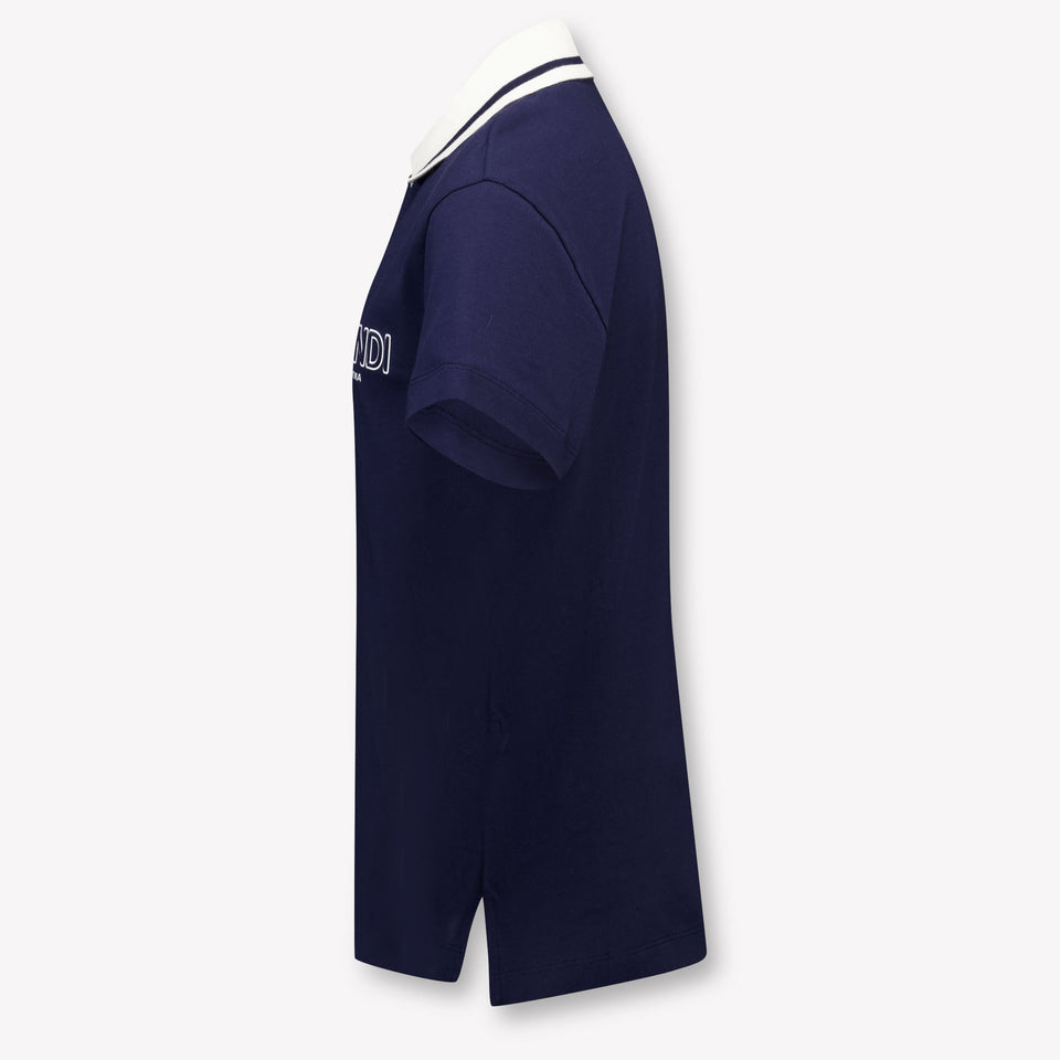 Fendi Kinder Jongens Polo In Navy