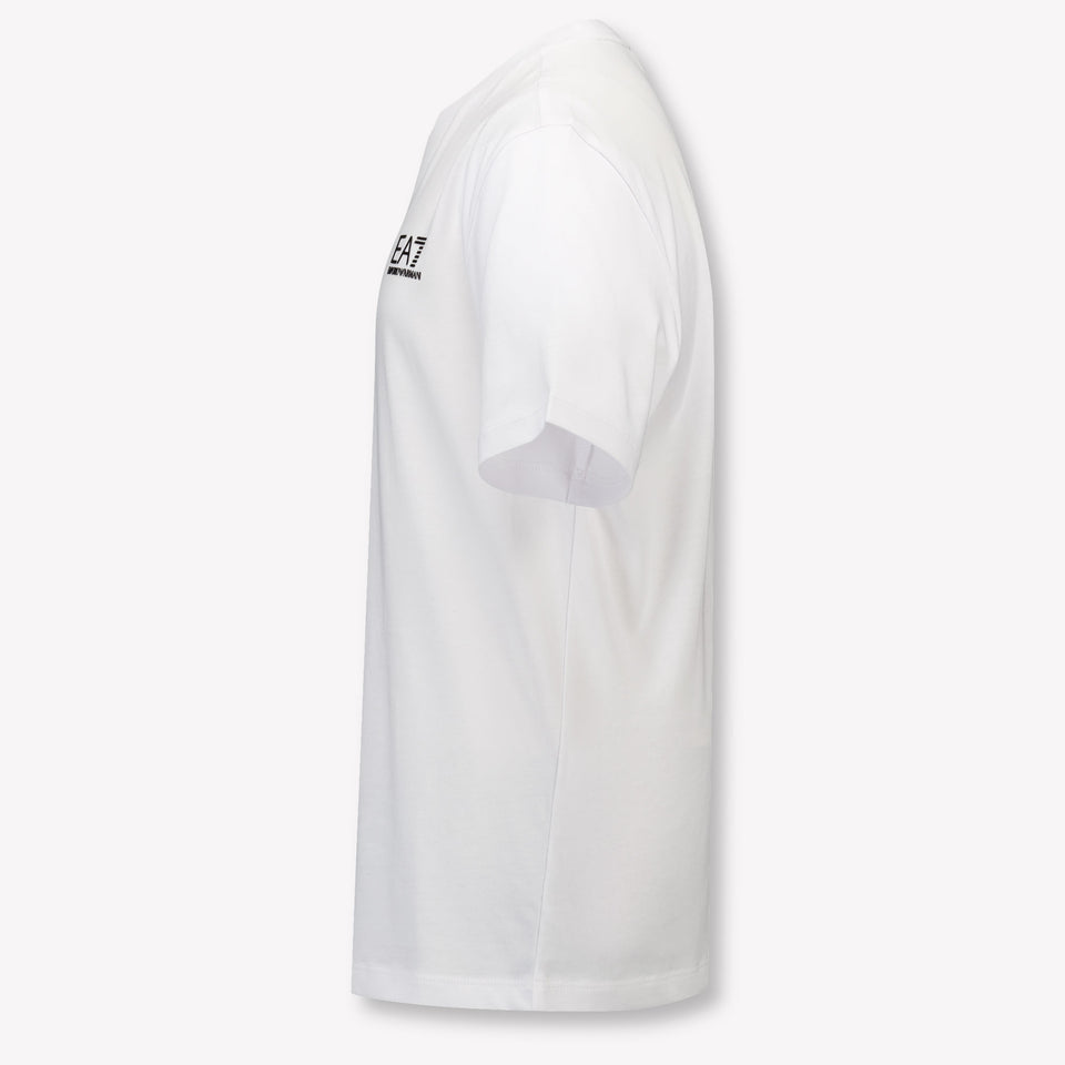 EA7 Kinder Jongens T-Shirt In Wit