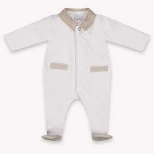 First Baby Jongens Boxpakje In Wit