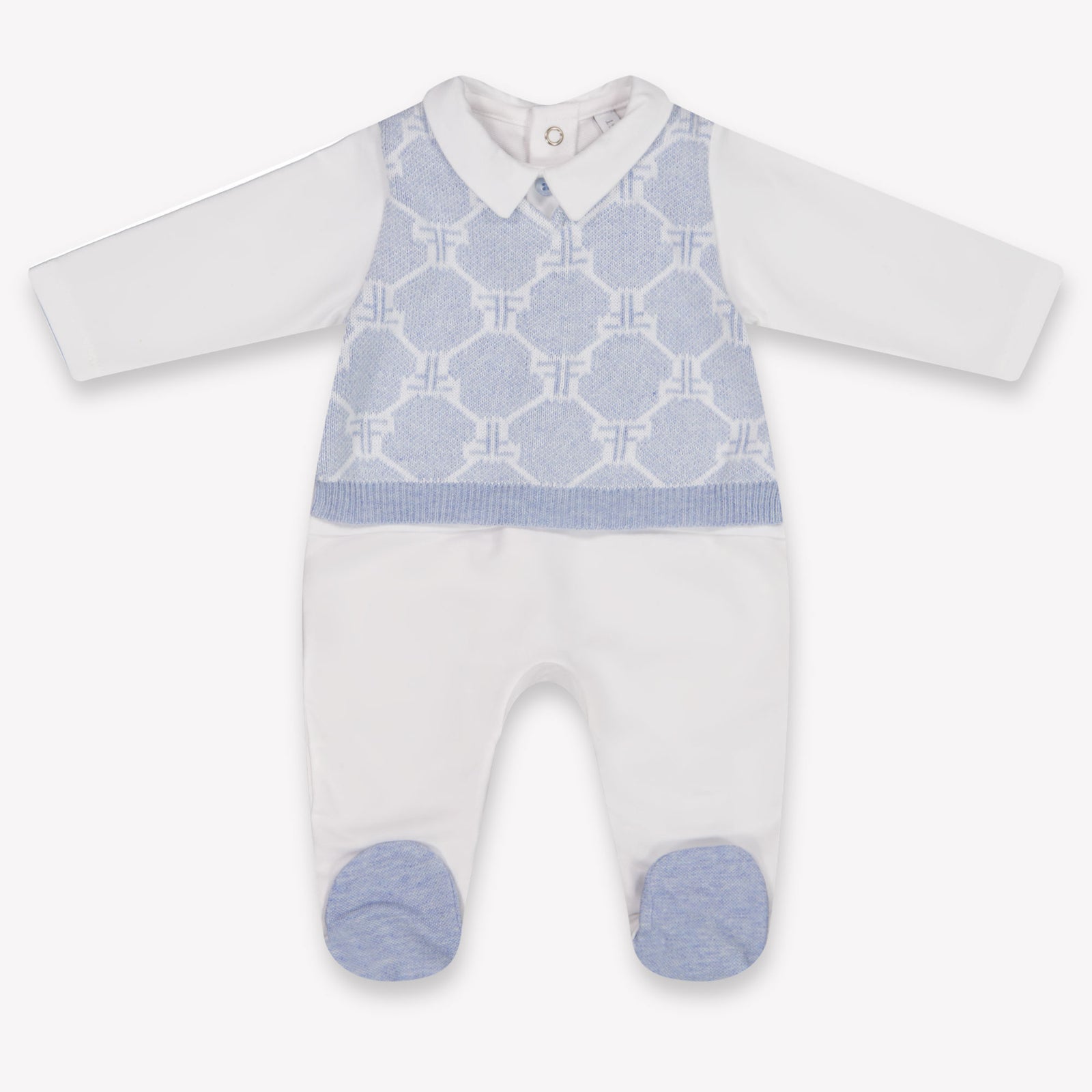 First Baby Jongens Boxpakje In Licht Blauw