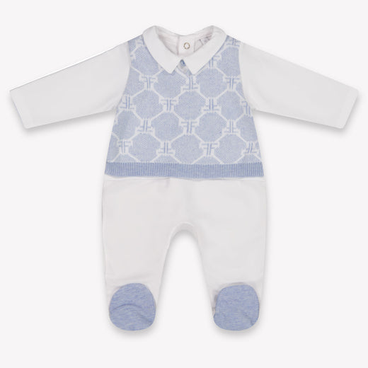 First Baby Jongens Boxpakje In Licht Blauw