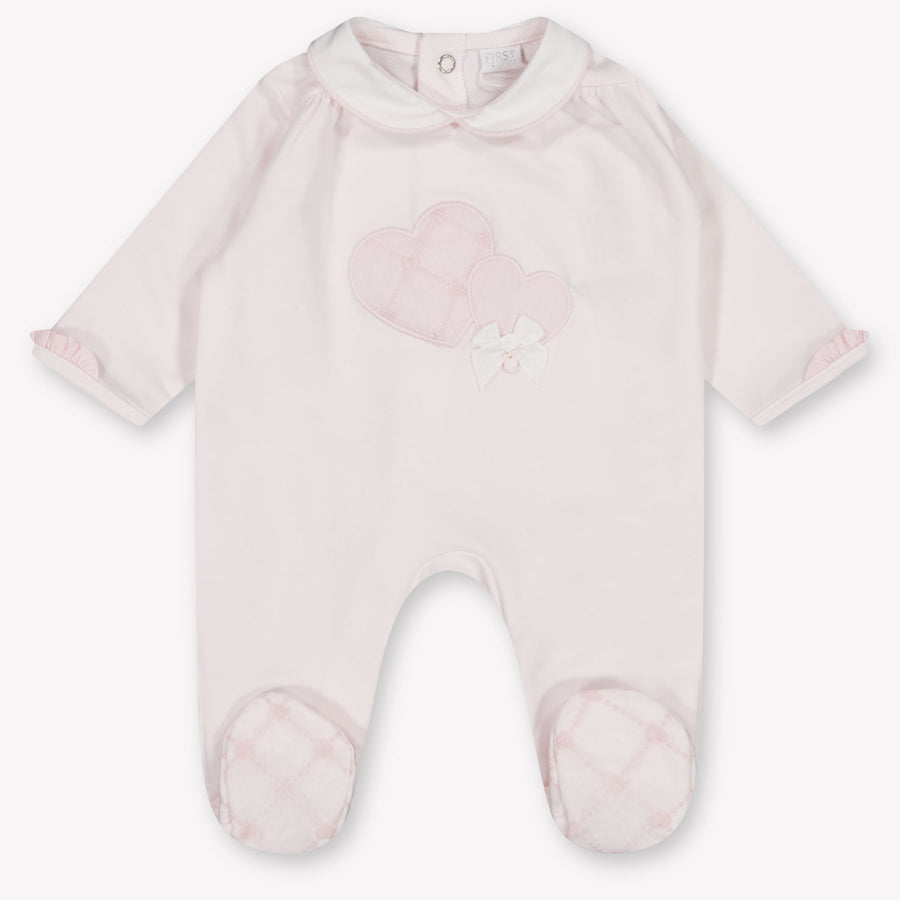 First Baby Meisjes Boxpakje In Licht Roze