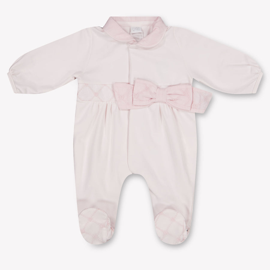 First Baby Meisjes Boxpakje In Licht Roze