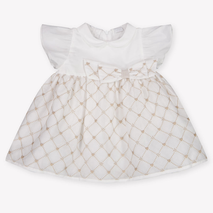 First Baby Girls Dress in White
