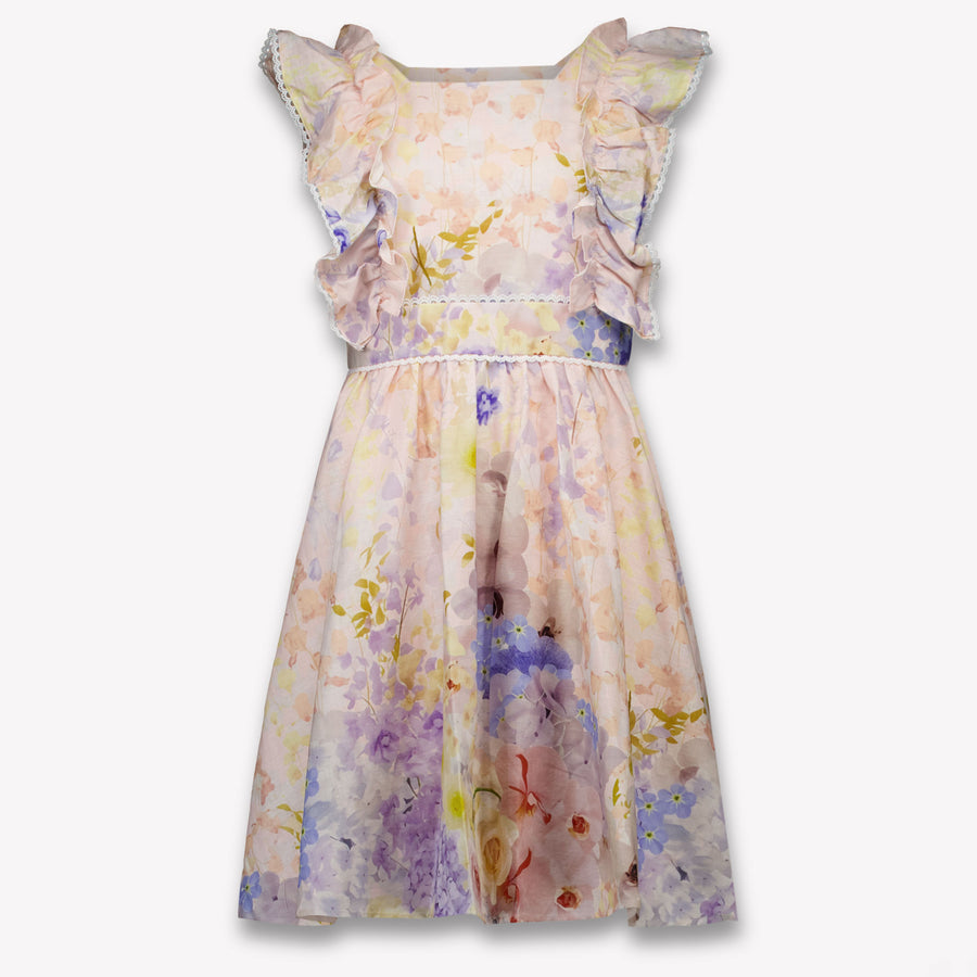 Prinsessefin Girls Dress in Salmon