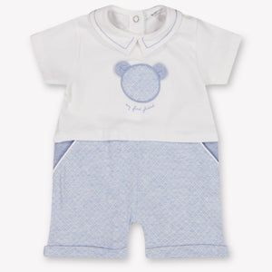 First Baby Jongens Boxpakje In Wit