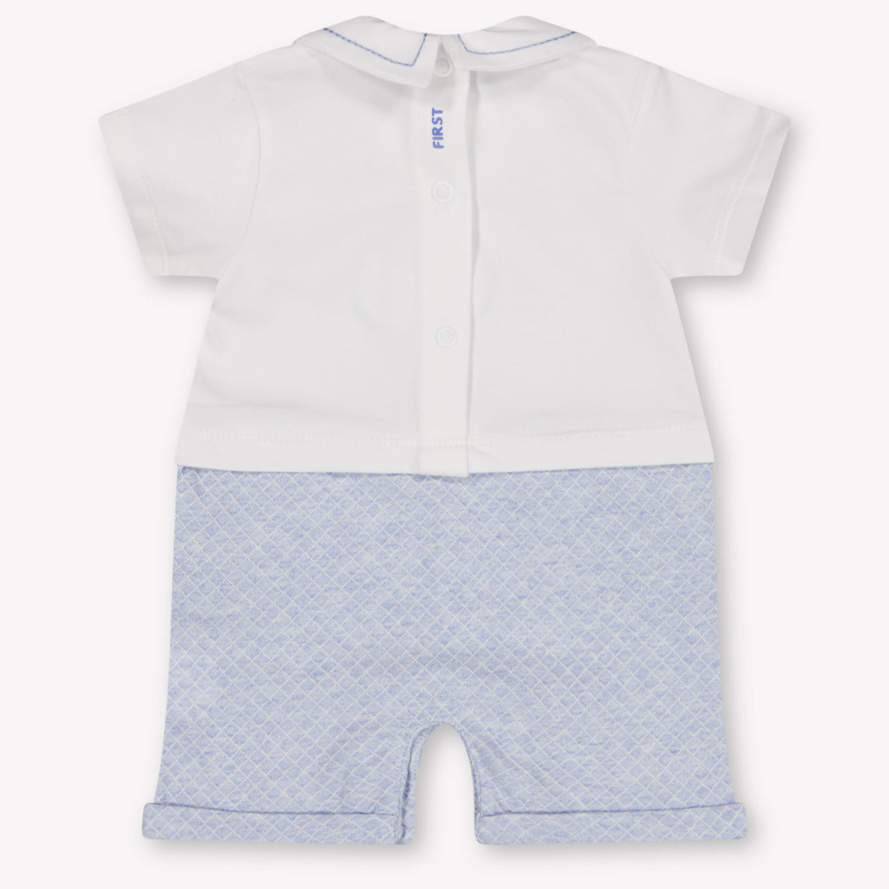 First Baby Jongens Boxpakje In Wit