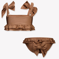 Luvbug Kinder Meisjes Zwemkleding In Bruin
