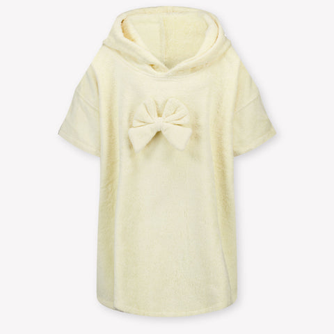Luvbug Kinder Meisjes Poncho In Off White