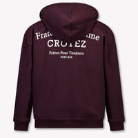 Croyez Kinder Jongens Vest In Bordeaux