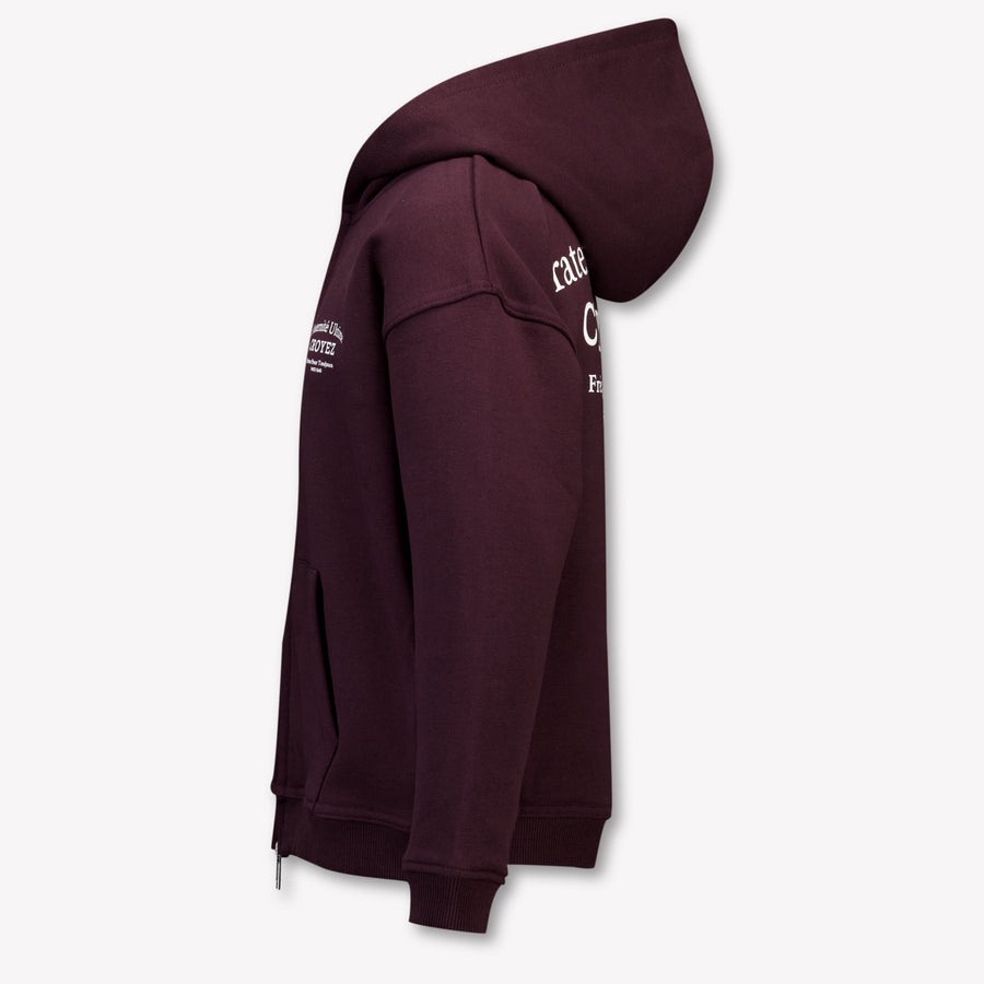 Croyez Kinder Jongens Vest In Bordeaux