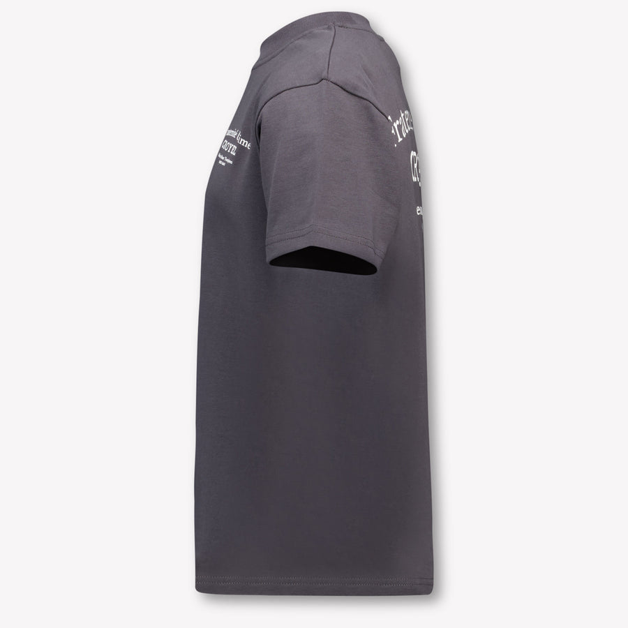 Croyez Kinder Jongens T-Shirt In Antraciet