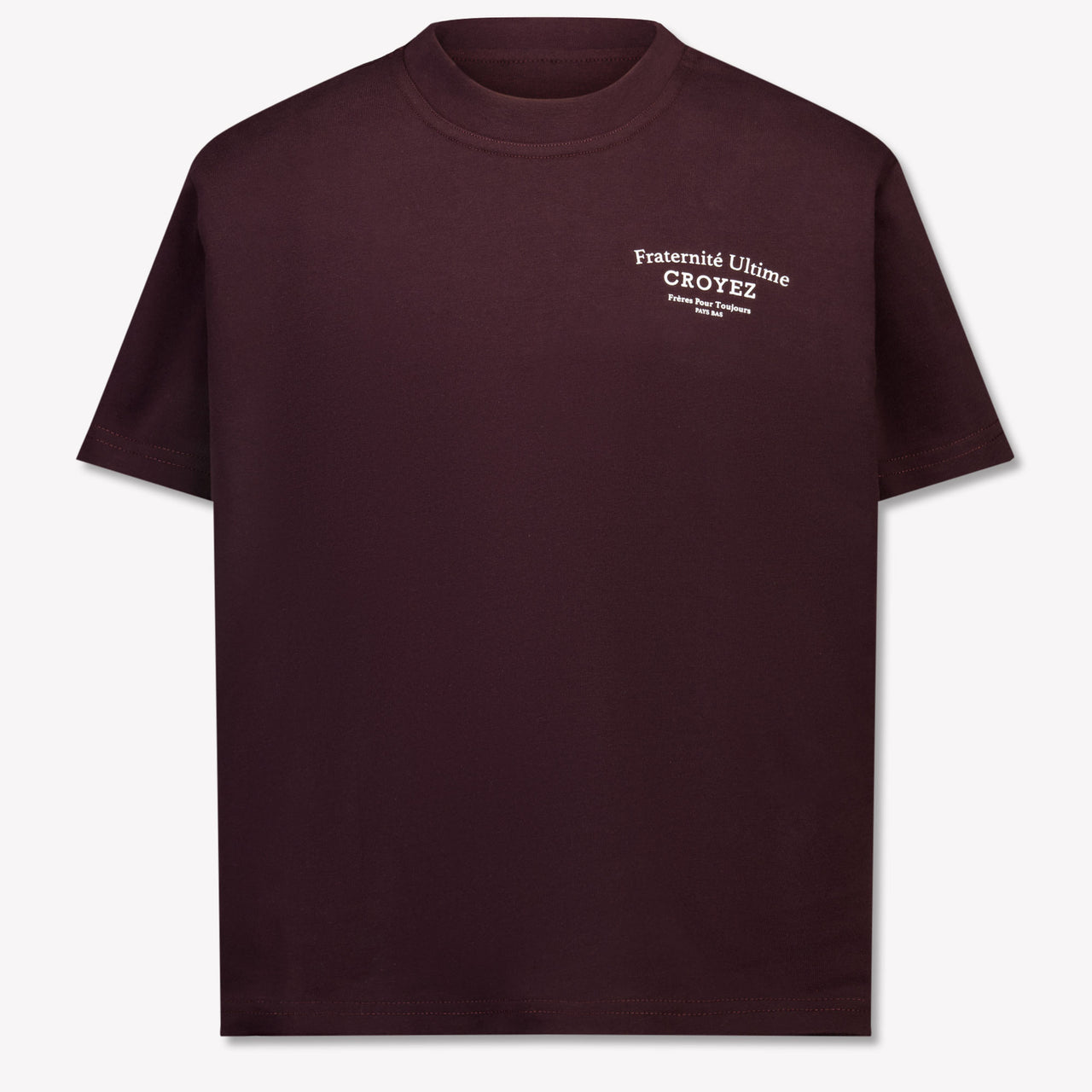 Croyez Kids Boys T-Shirt In Bordeaux