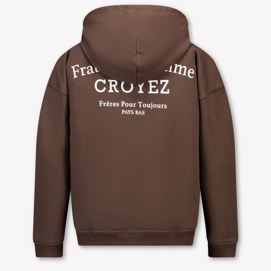 Croyez Enfant Garçons Vest In Dark Marron
