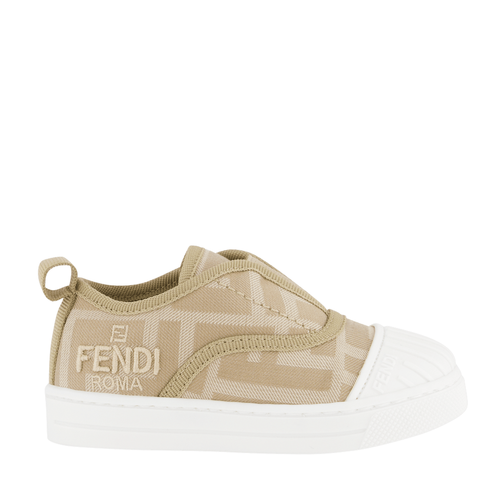 Fendi Kinder Unisex Sneakers Beige 19