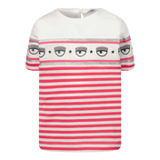 Chiara Ferragni Baby Meisjes T-Shirt Fuchsia