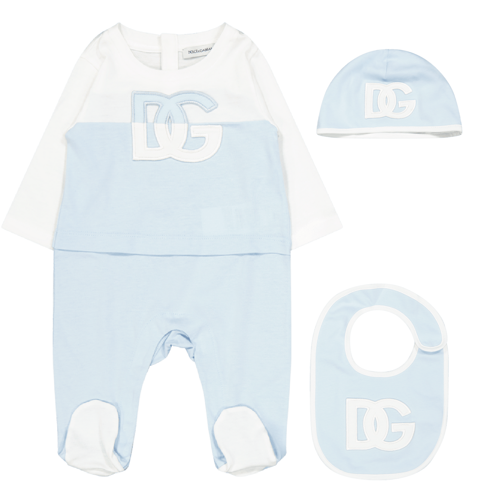 Dolce & Gabbana Baby Jongens Boxpakje Licht Blauw 0/3