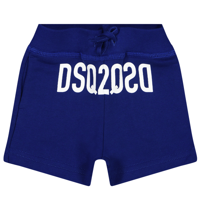 Dsquared2 Baby Jongens Shorts Donker Blauw 3 mnd