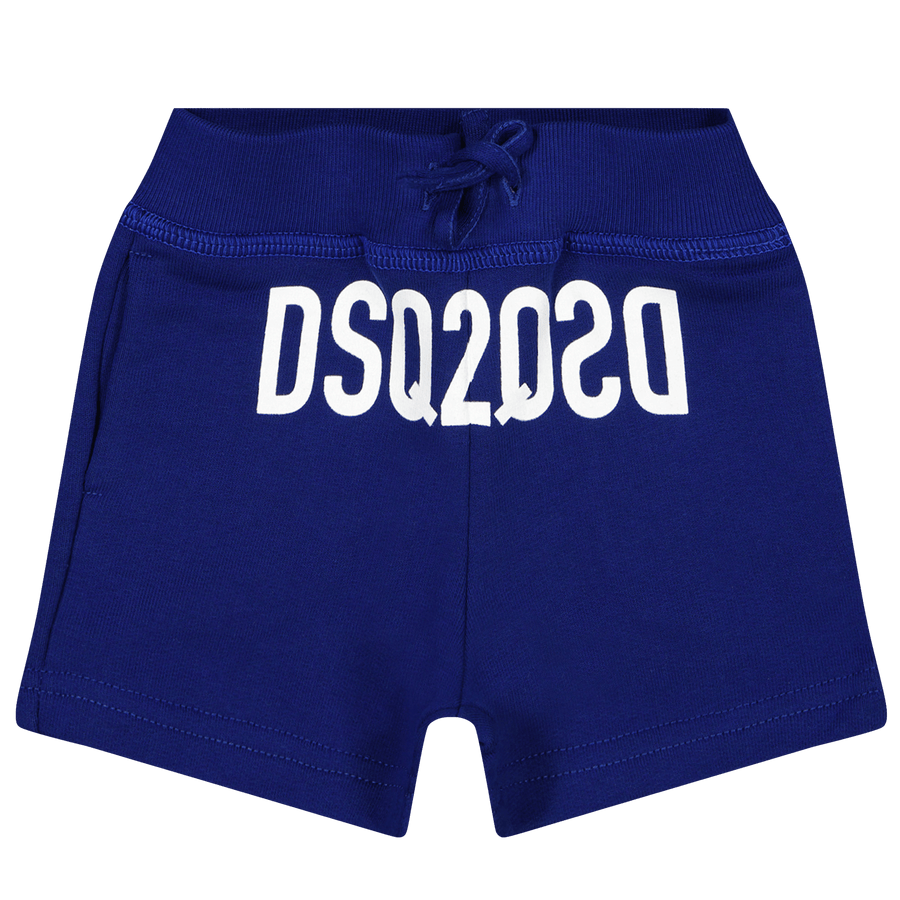 Dsquared2 Baby Jongens Shorts Donker Blauw 3 mnd