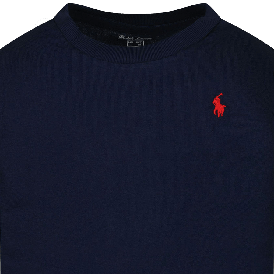 Ralph Lauren Kinder Jongens T-Shirt Navy