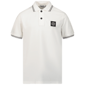 Stone Island Kinder Jongens Polo Off White