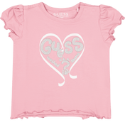 Guess Baby Meisjes T-Shirt Licht Roze