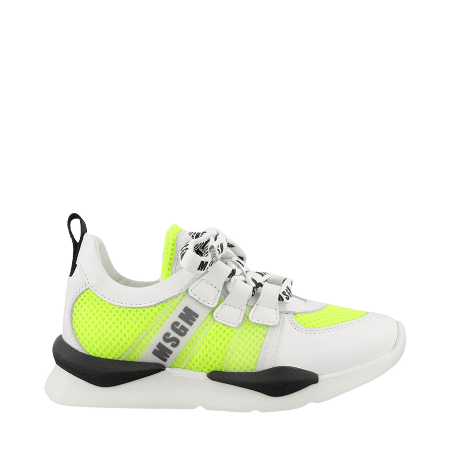 MSGM Kinder Meisjes Sneakers Fluor Geel
