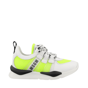 MSGM Kinder Meisjes Sneakers Fluor Geel 24