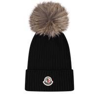 Moncler Kinder Unisex Muts Zwart s
